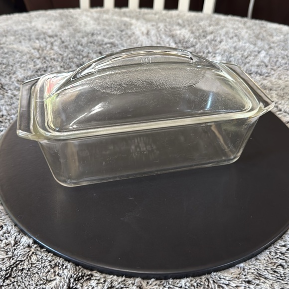 Vintage Westinghouse Pyrex Clear Refrigerator Loaf Pan Domed Lid Made In USA - Picture 11 of 11